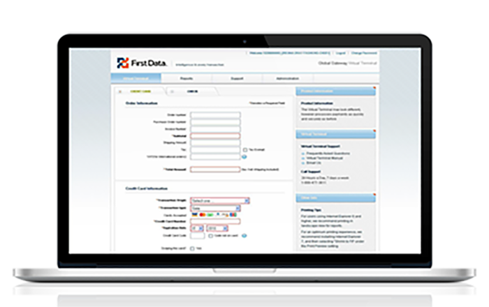 Virtual Terminal Credit Card Payment Processing