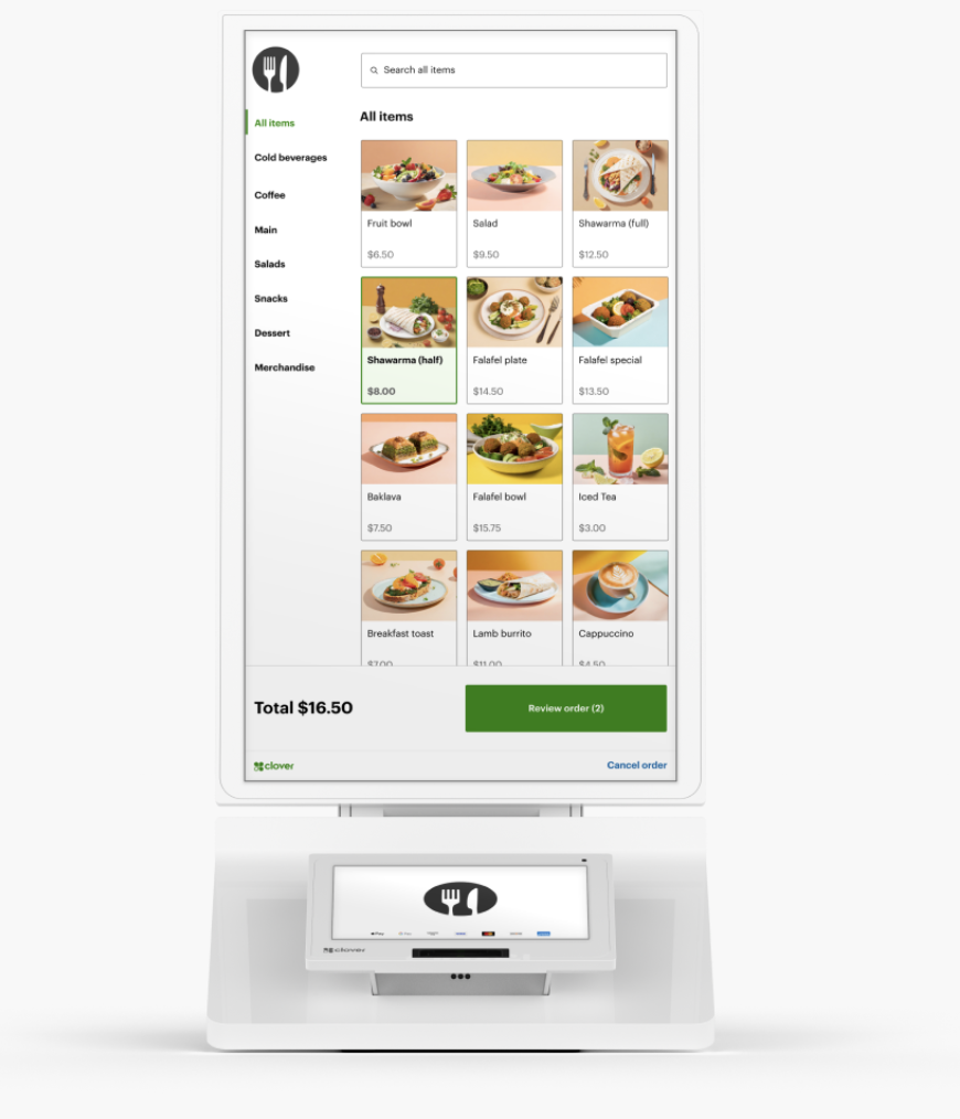 Clover Kiosk Self Ordering