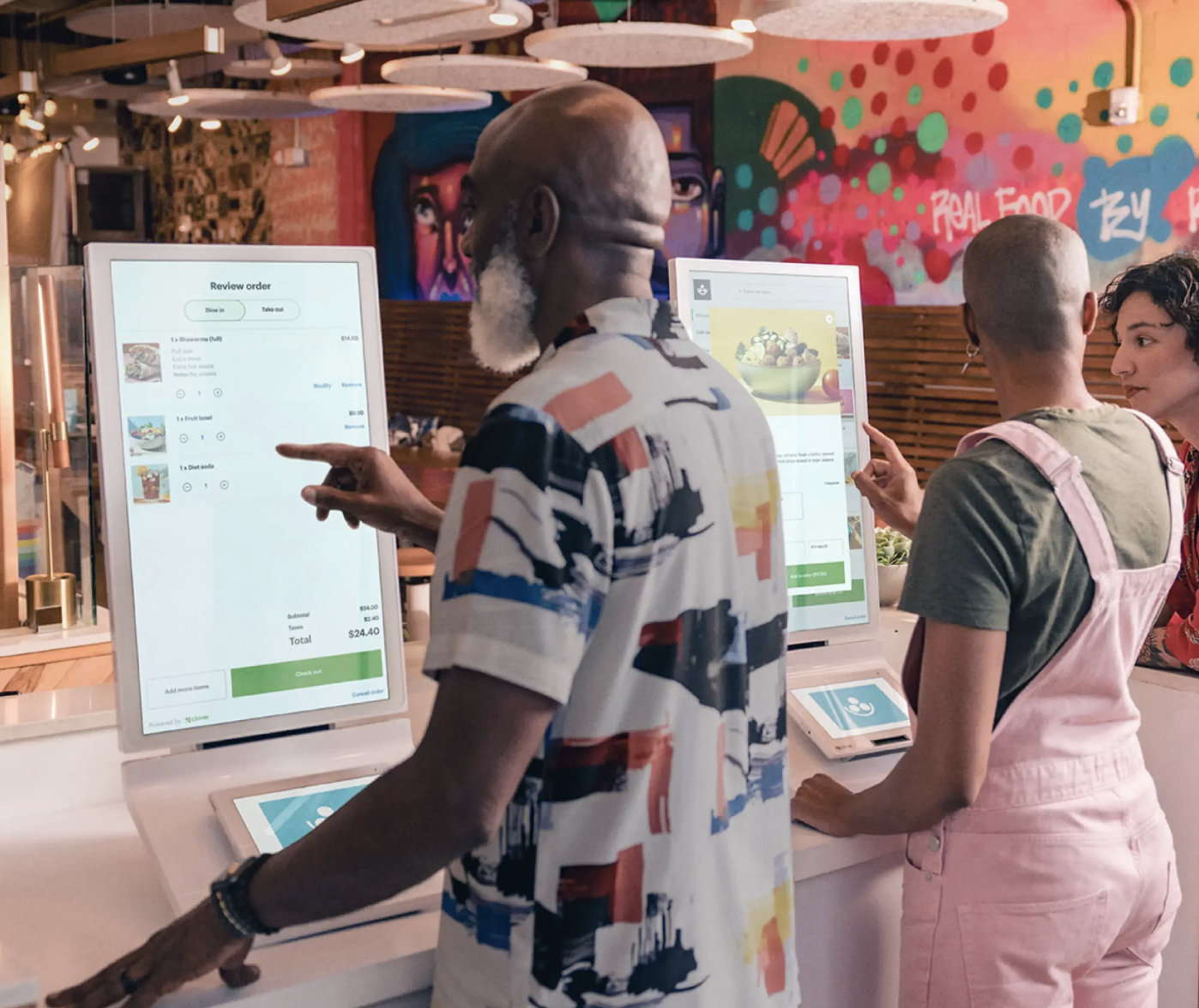 Clover Kiosk is easy to set up